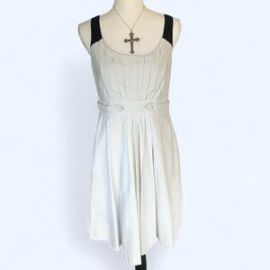 Vintage Anthropologie Pleated Blue Dress